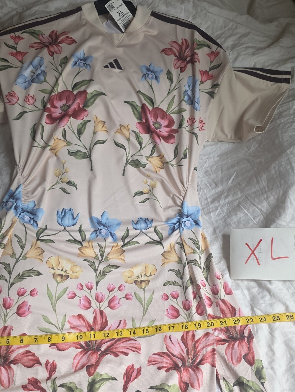 Adidas X Farm Rio Premium Floral Print Maxi Dress - Picture 14 of 15